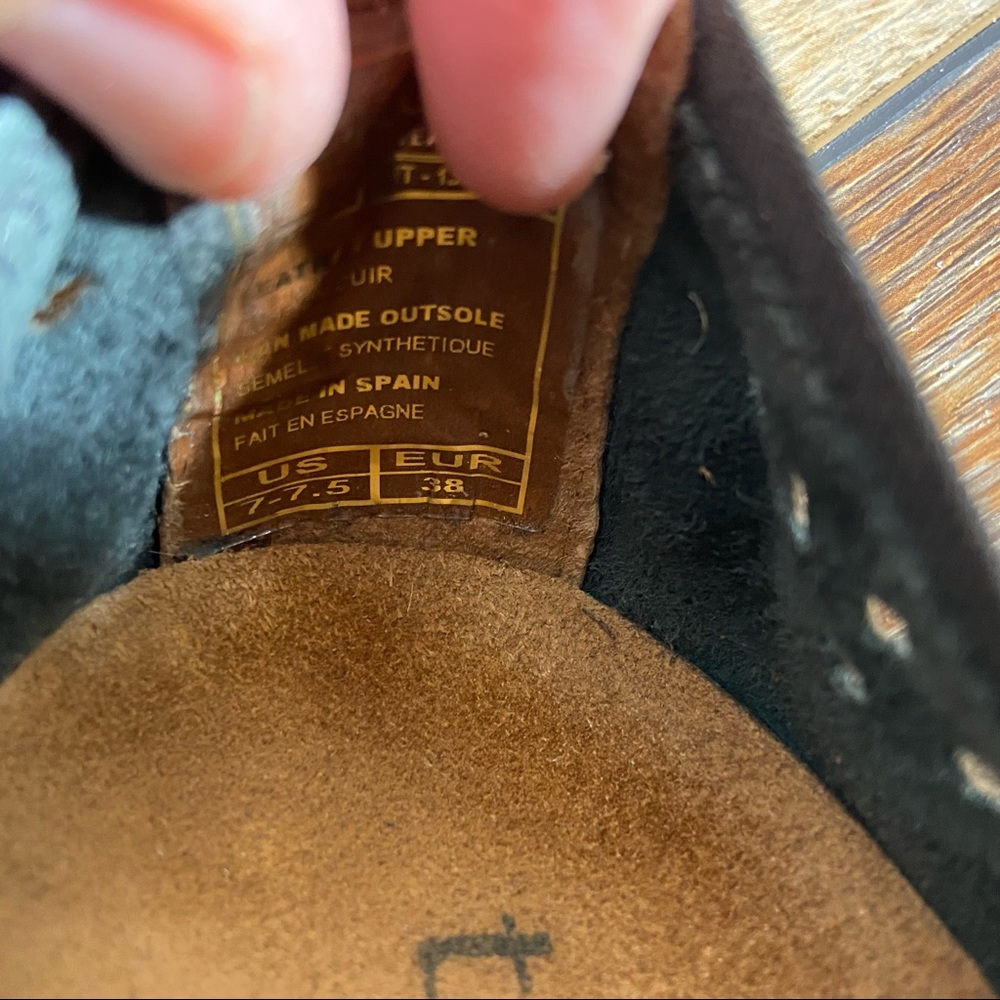 Taos Leather Flats Size 7  7.5 - Picture 8 of 11